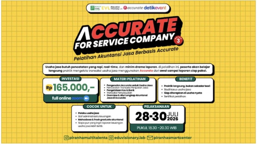 Piranha Smart Center Gelar Pelatihan Akuntansi Accurate Batch 3