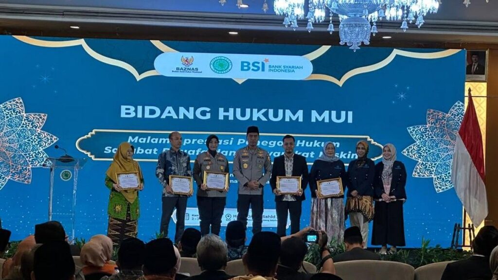 Polda Sumsel Raih Penghargaan Lembaga Penegak Hukum Sahabat Dhuafa