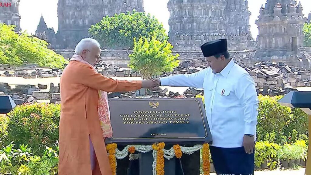 Indonesia India Sepakati Kerja Sama Konservasi Candi Prambanan