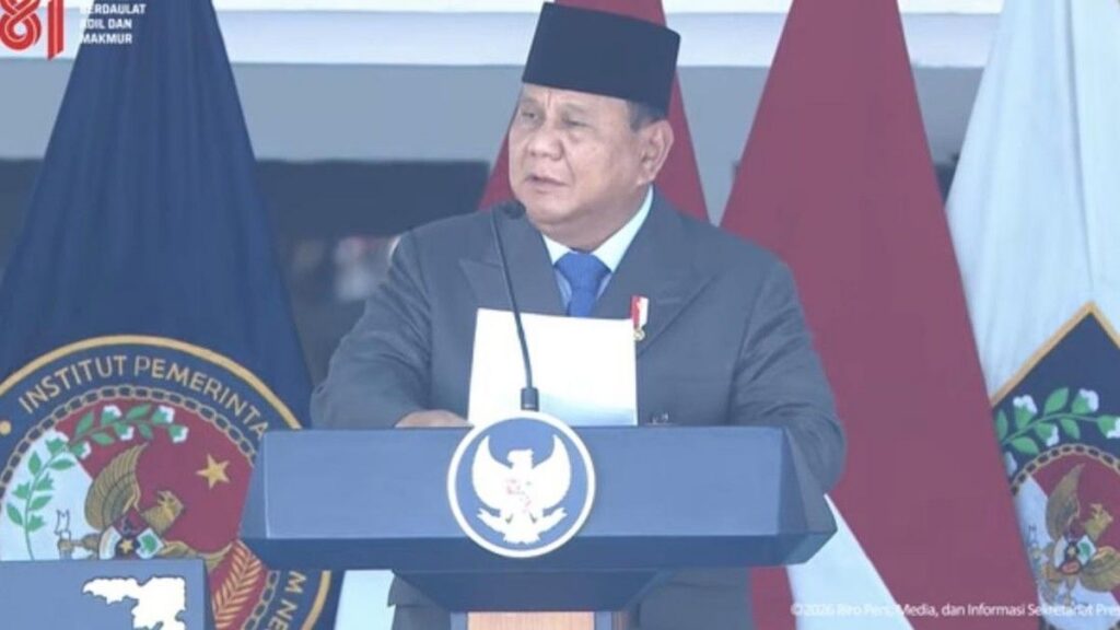 Prabowo Subianto Minta Lulusan IPDN Jadi Pelayan Rakyat Jujur