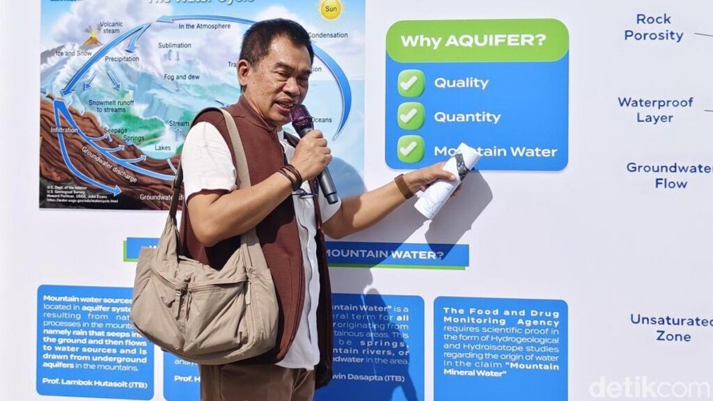 Kualitas Air Minum Kemasan Bergantung pada Kelestarian Kawasan Resapan