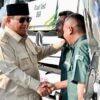 Prabowo Subianto Tinjau Langsung Pengisian Biosolar B50 di SPBU