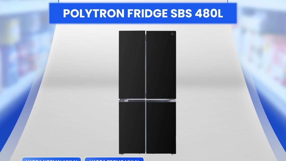 Transmart Full Day Sale Hadirkan Kulkas Polytron Side by Side Diskon Jutaan Rupiah