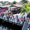 Kapolri Resmikan 110 Jembatan Merah Putih Presisi di Riau