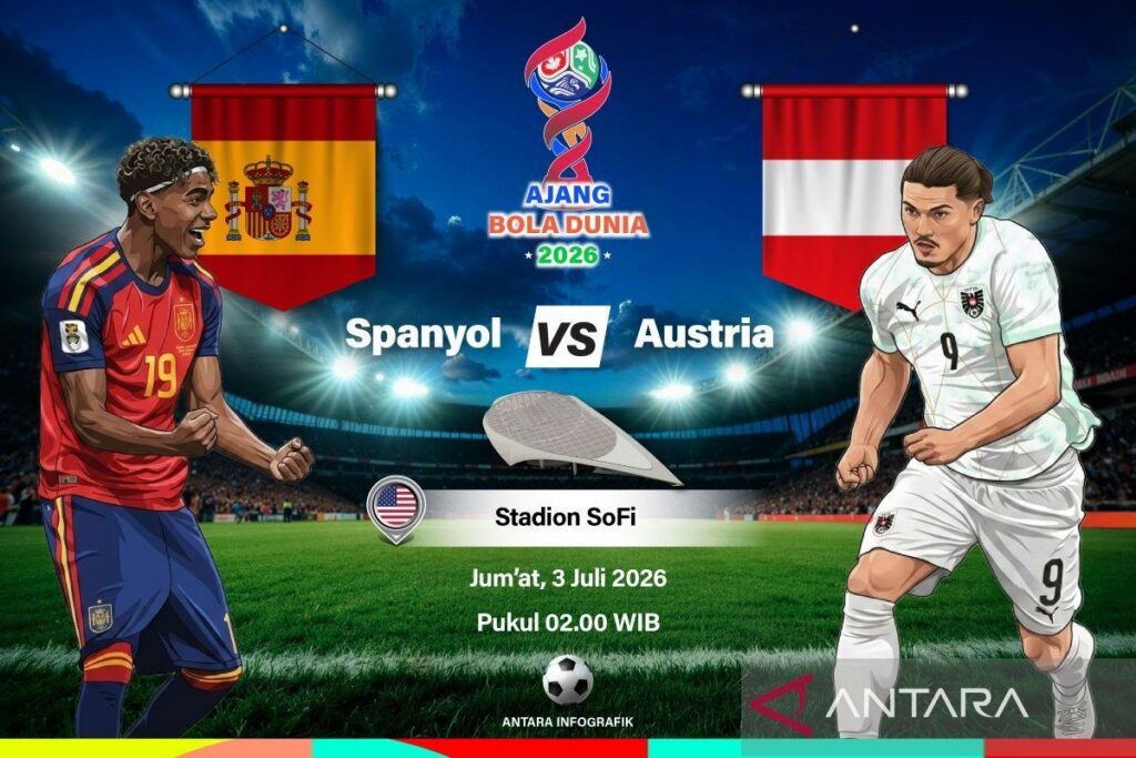 Austria Hadapi Spanyol pada Babak 32 Besar Piala Dunia 2026