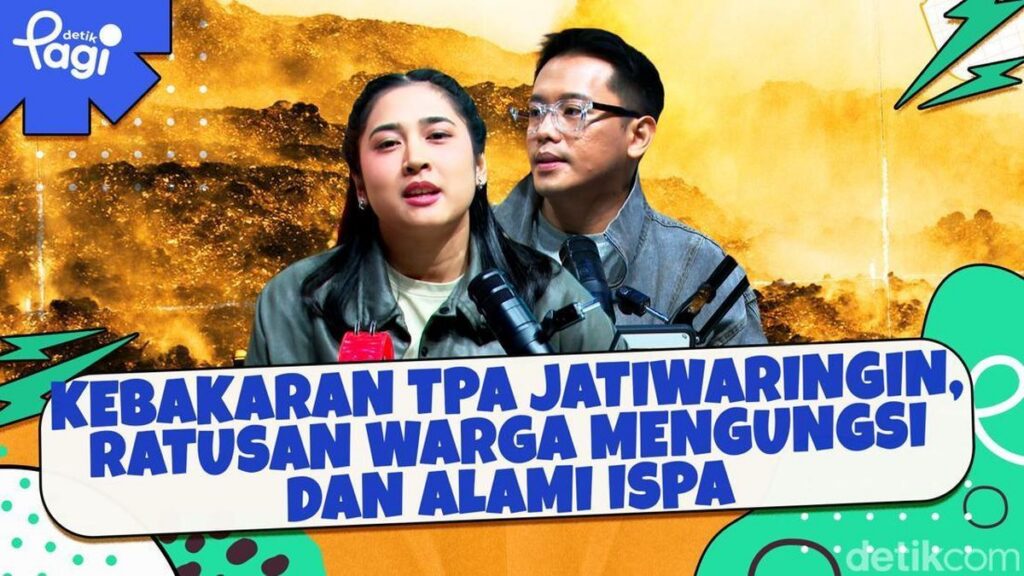 Kebakaran TPA Jatiwaringin Tangerang Paksa 232 Warga Mengungsi