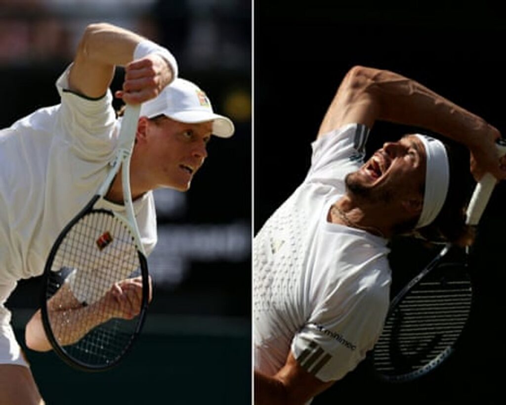 Jannik Sinner Menantang Alexander Zverev di Final Wimbledon