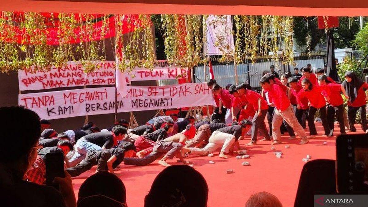 PDIP Gelar Aksi Teatrikal Peringati 30 Tahun Kudatuli di Jakarta
