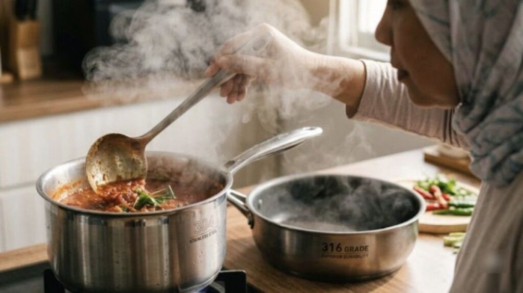 Memahami Arti Kode Stainless Steel 304 dan 316 Peralatan Dapur