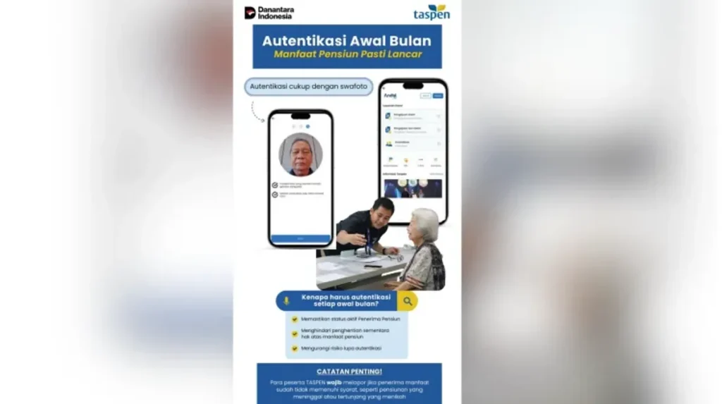 PT Taspen Tingkatkan Layanan Melalui Kewajiban Autentikasi Awal Bulan