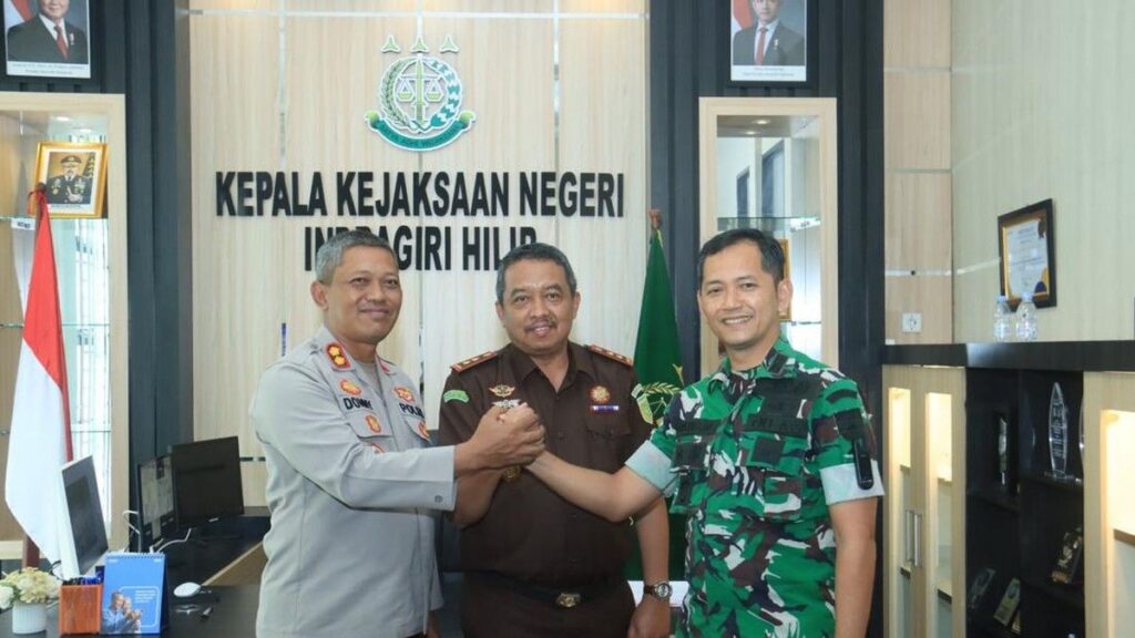 Polres Kodim dan Kejari Inhil Perkuat Sinergi Hukum