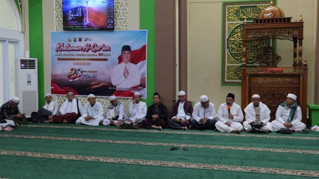 Polda Sumsel Gelar Khataman Al-Qur’an Bersama 80 Hafiz
