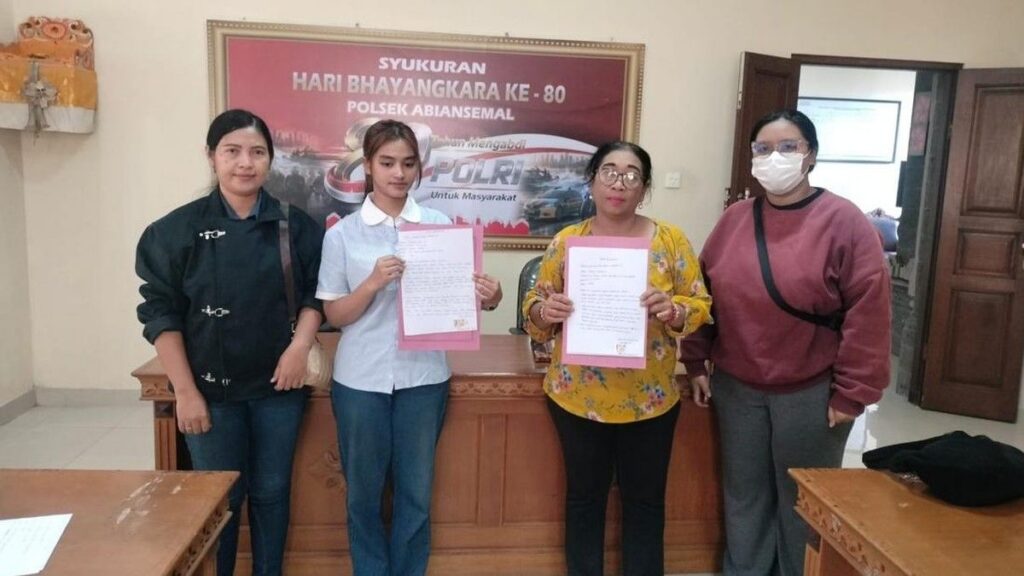 Polsek Abiansemal Damai Kan Pemilik Sintya Tailor dan Pelanggan di Bali