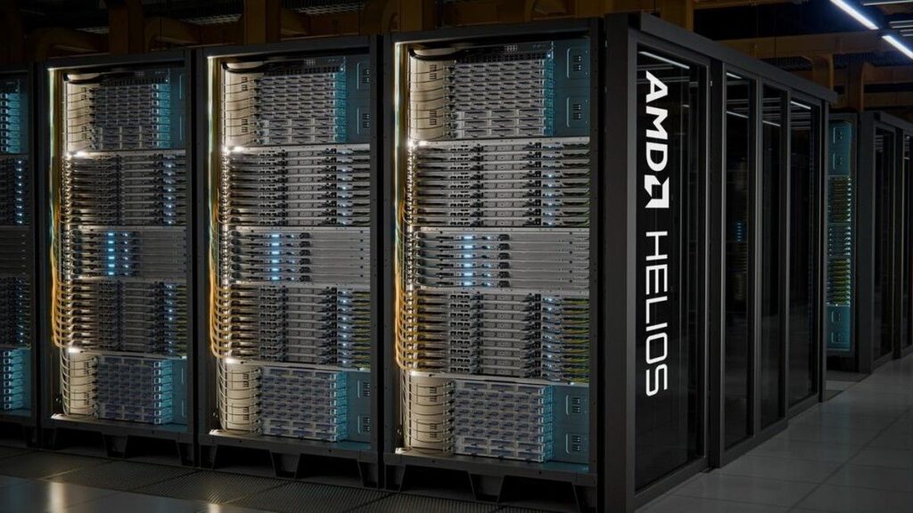 AMD Luncurkan Rak Infrastruktur AI Helios Tantang Dominasi Nvidia
