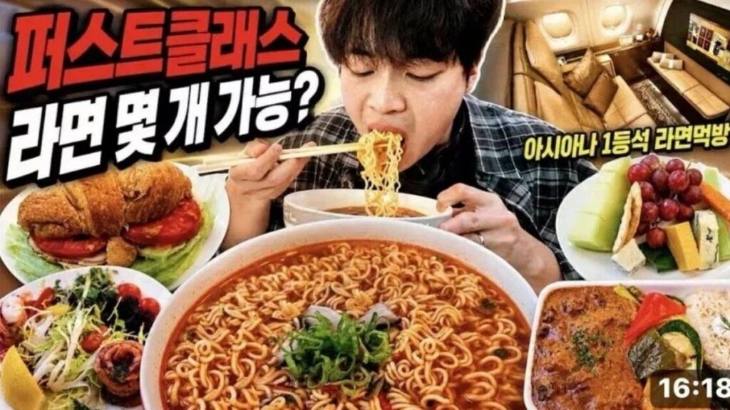 YouTuber Korea Yuno Minta Maaf Usai Pesan Makan 20 Kali di Pesawat