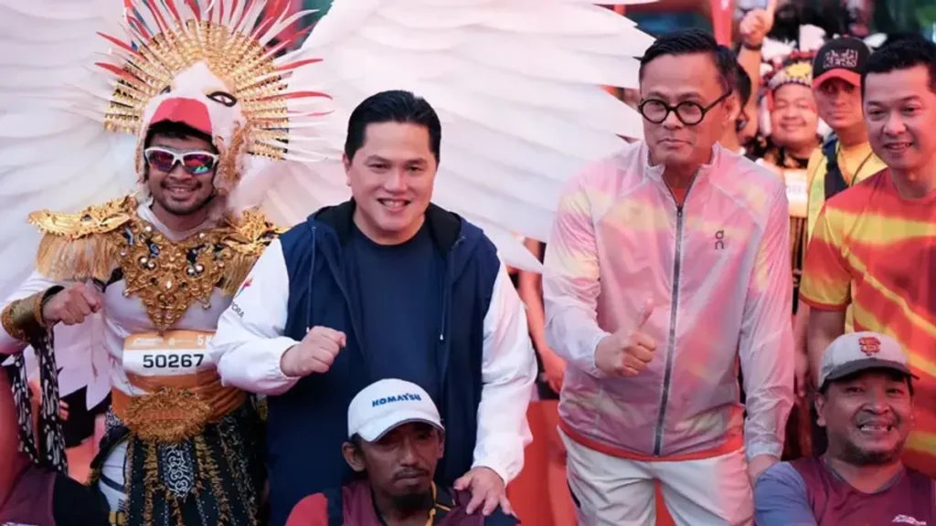 Menteri Pemuda dan Olahraga Erick Thohir Melepas Peserta Bhinneka Run 2026