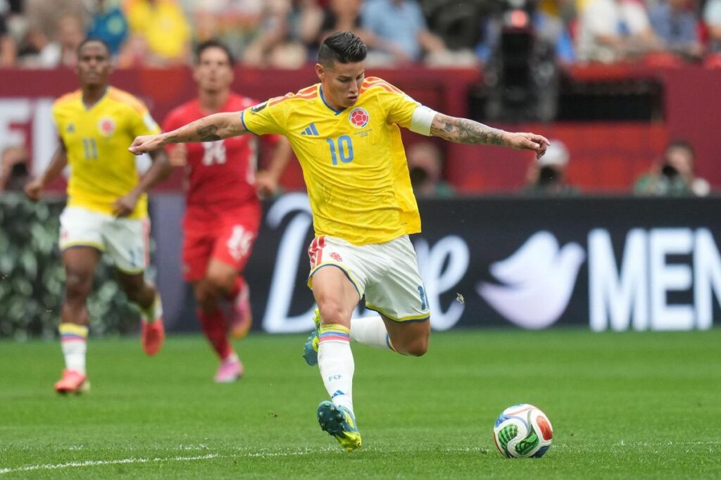 James Rodriguez Samai Rekor Penampilan Terbanyak di Timnas Kolombia