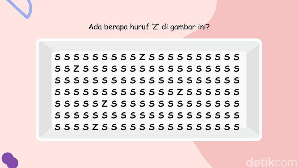 8 Tantangan Visual Menemukan Huruf Tersembunyi untuk Uji Ketelitian
