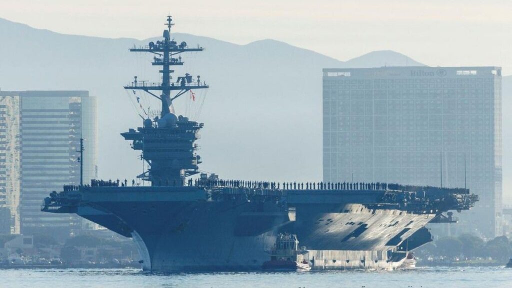 Bentrokan di Kapal Induk USS Abraham Lincoln Tewaskan 7 Tentara AS