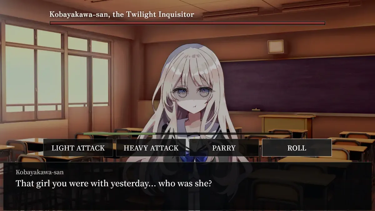 Game Visual Novel Kobayakawa-san Usung Fitur Rolling Ala Soulslike
