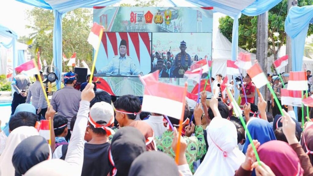 Presiden Prabowo Resmikan Ribuan Jembatan dan Sumber Air TNI-Polri