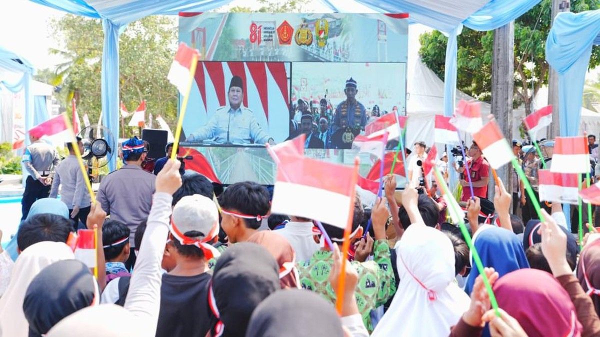 Presiden Prabowo Resmikan Ribuan Jembatan dan Sumber Air TNI-Polri
