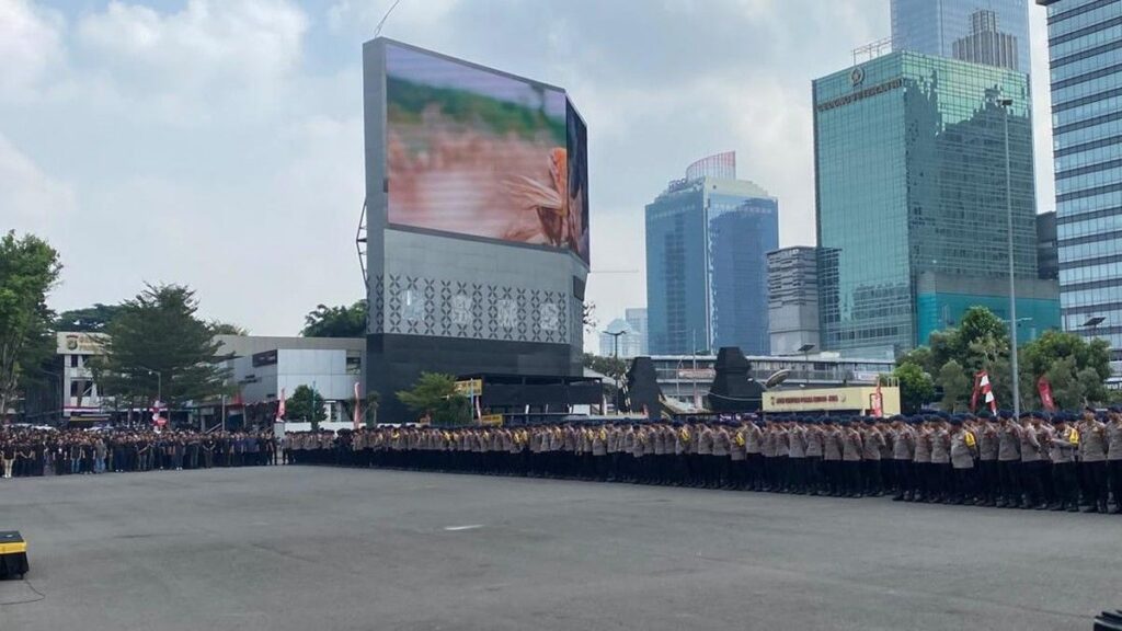 Polda Metro Jaya Siagakan 9.242 Personel Amankan Demo Jakarta