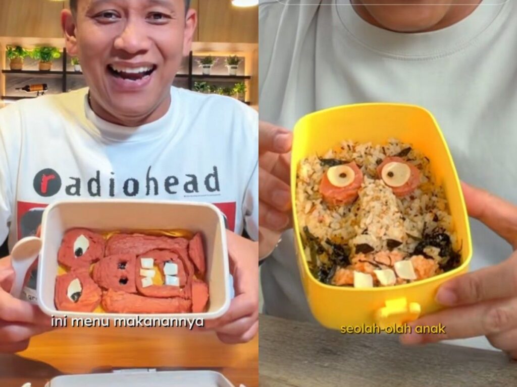 Kreatif, Kekasih Boris Bokir Menyiapkan Bekal Makanan Unik Menyeramkan