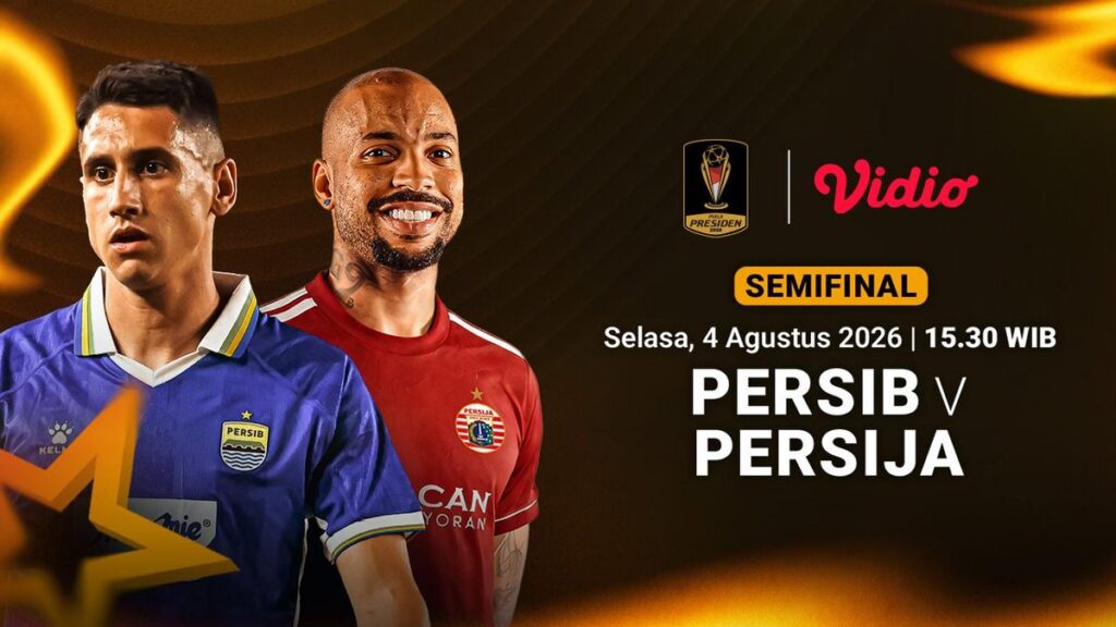 Persib Hadapi Persija di Semifinal Piala Presiden 2026 Tanpa Penonton