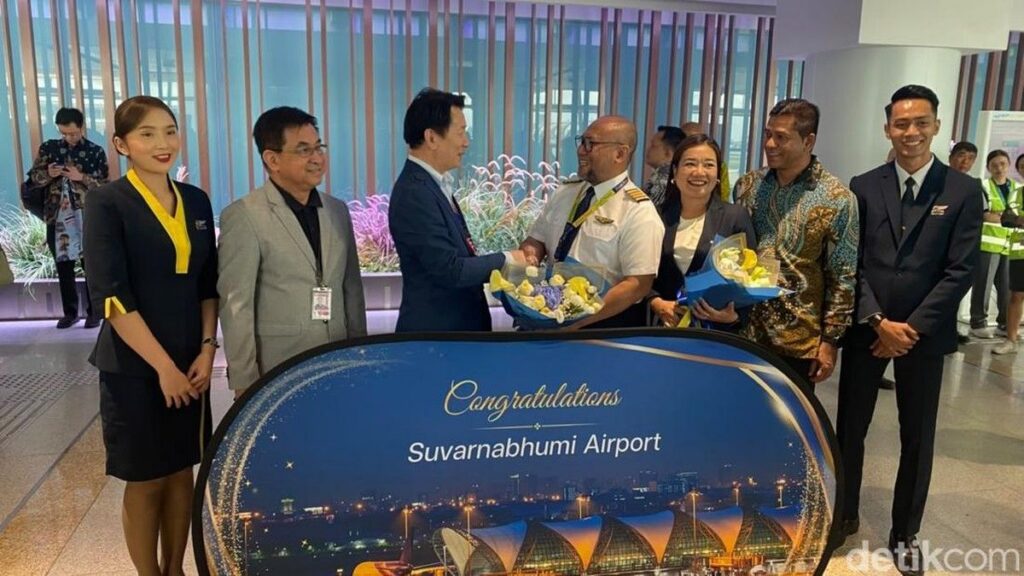 TransNusa Buka Rute Jakarta-Bangkok Lewat Bandara Suvarnabhumi