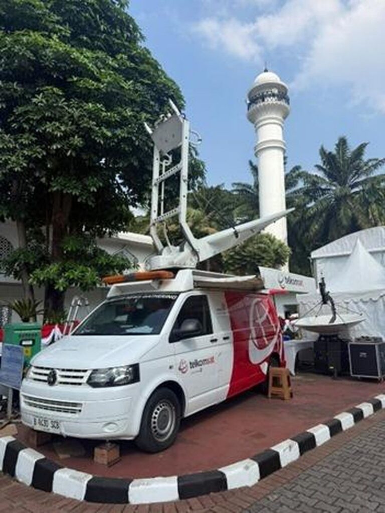 Telkomsat Salurkan Transmisi Satelit Rangkaian HUT Ke-81 RI