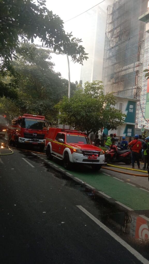 Kebakaran Gedung Cikini Menteng Nihil Korban Jiwa