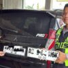 Polres Sragen Tilang Pengemudi Pajero Berpelat Nomor Tak Senonoh