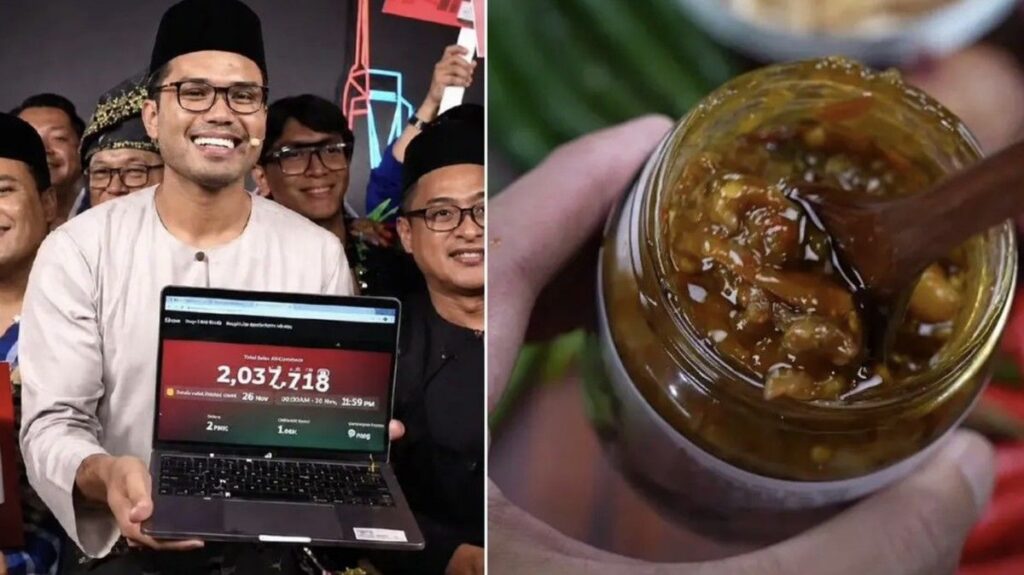 Khairul Aming Raup Rp8,7 Miliar dari Penjualan Sambal dalam 2 Menit