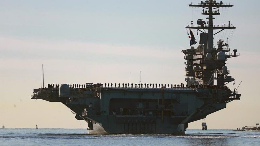 Bentrokan di Kapal Induk USS Abraham Lincoln Tewaskan Tujuh Tentara AS