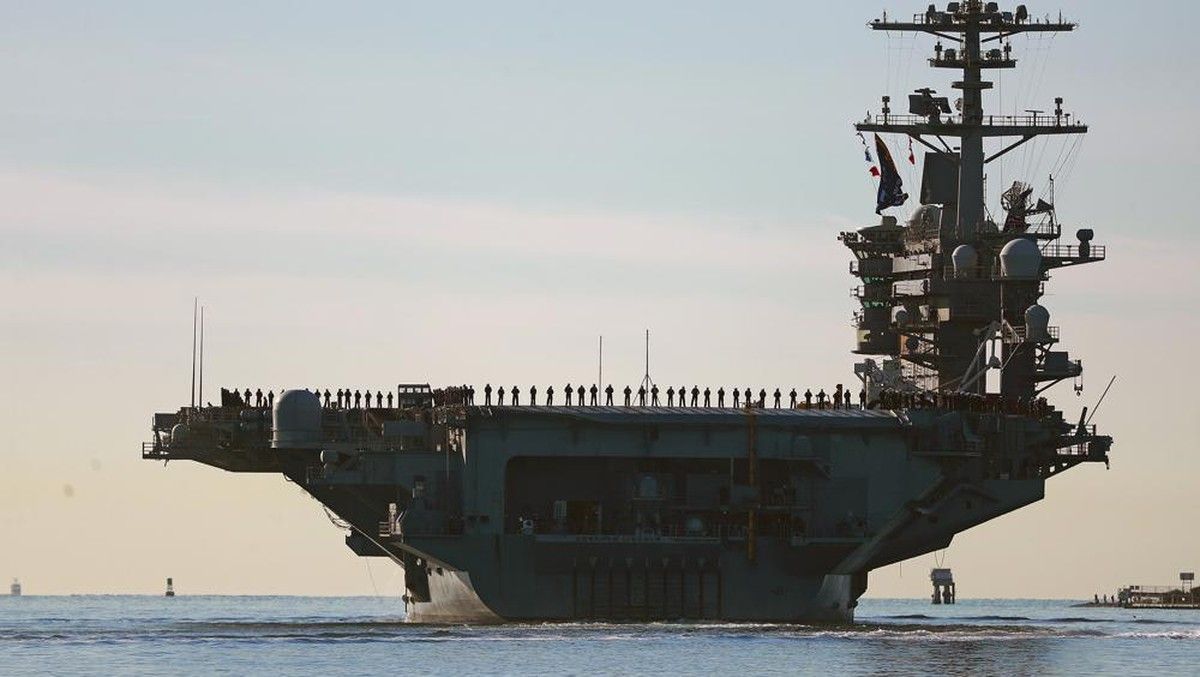 Bentrokan di Kapal Induk USS Abraham Lincoln Tewaskan Tujuh Tentara AS