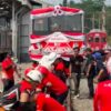 KAI Commuter Gelar Lomba Tarik KRL di Depok