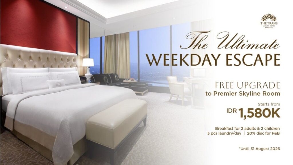 The Trans Luxury Hotel Bandung Sediakan Paket Staycation Weekday