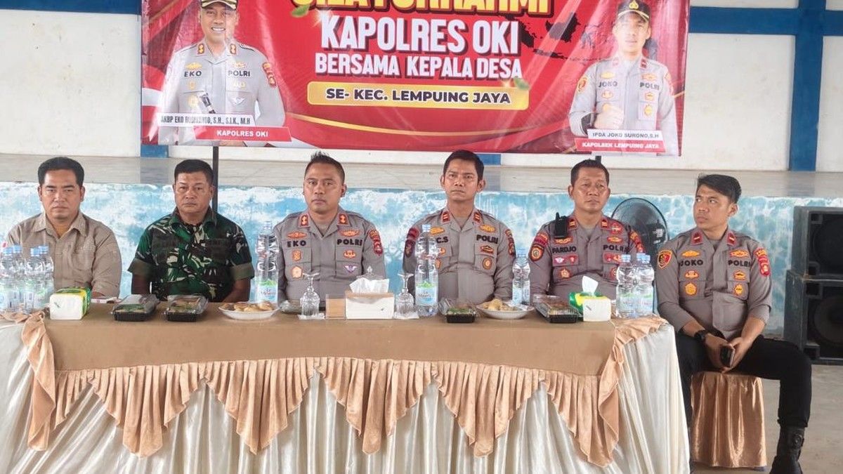 Polres OKI Perkuat Mitigasi Karhutla di Desa Mukti Sari