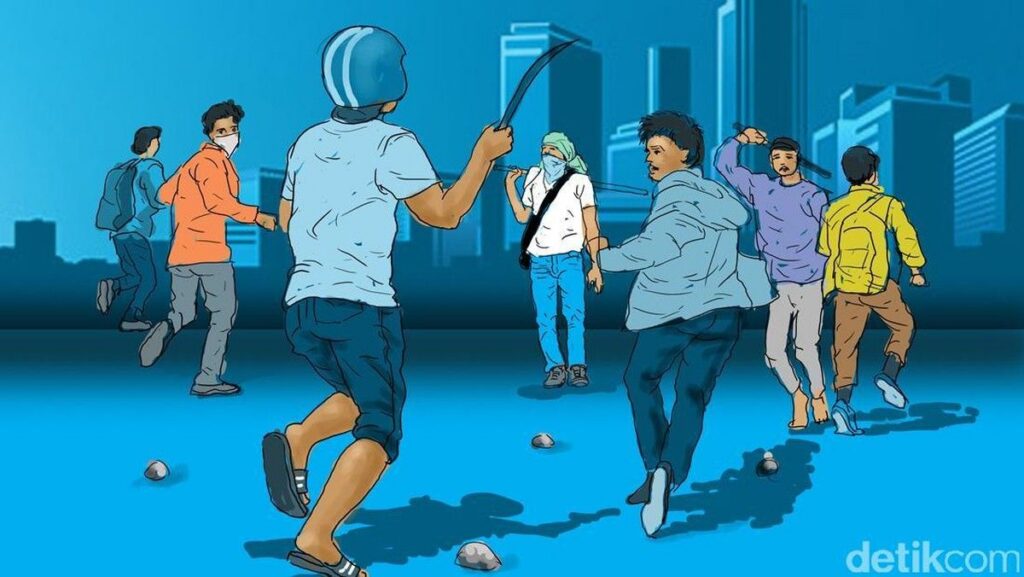 Polisi Amankan Remaja Terlibat Tawuran di Ciputat Tangerang Selatan