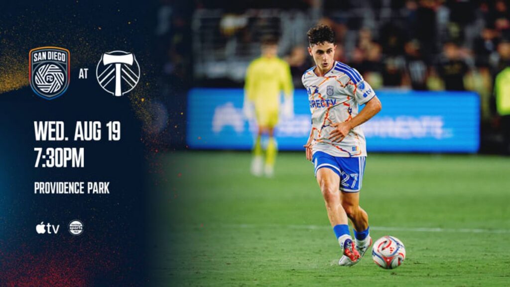 San Diego FC Tantang Portland Timbers Tanpa Anders Dreyer