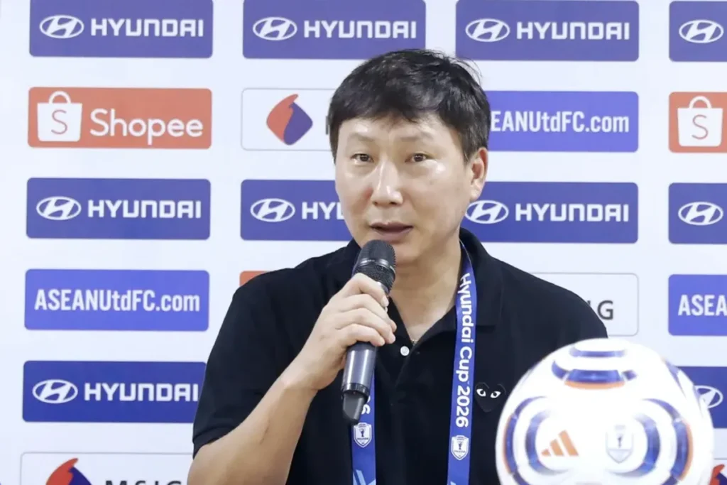 Pelatih Kim Sang-sik Puji Ketangguhan Nguyen Dinh Bac di ASEAN Cup 2026