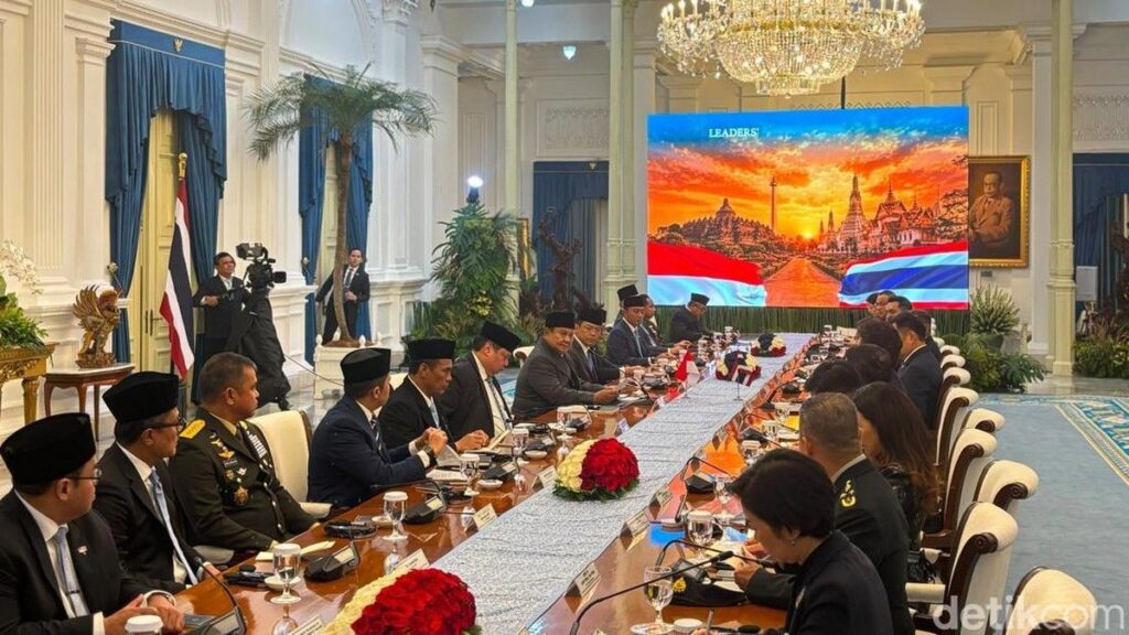 Prabowo Subianto Terima Kunjungan PM Thailand di Istana Merdeka