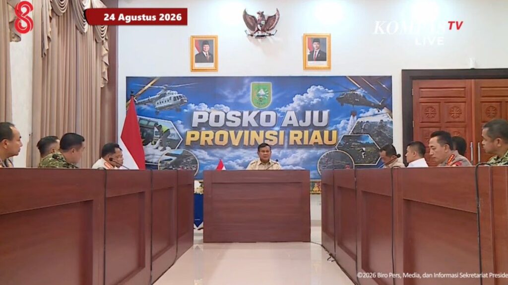 Prabowo Perintahkan Pengiriman 500 Tabung Oksigen untuk Penanganan Karhutla Riau