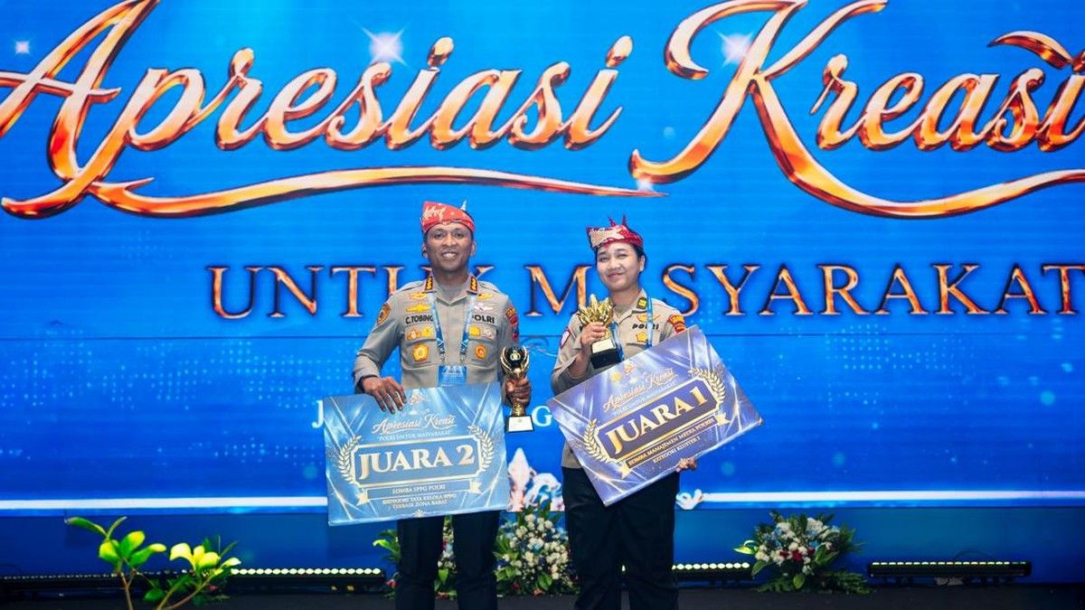 Polresta Sidoarjo Raih Dua Penghargaan di Malam Apresiasi Kreasi Polri