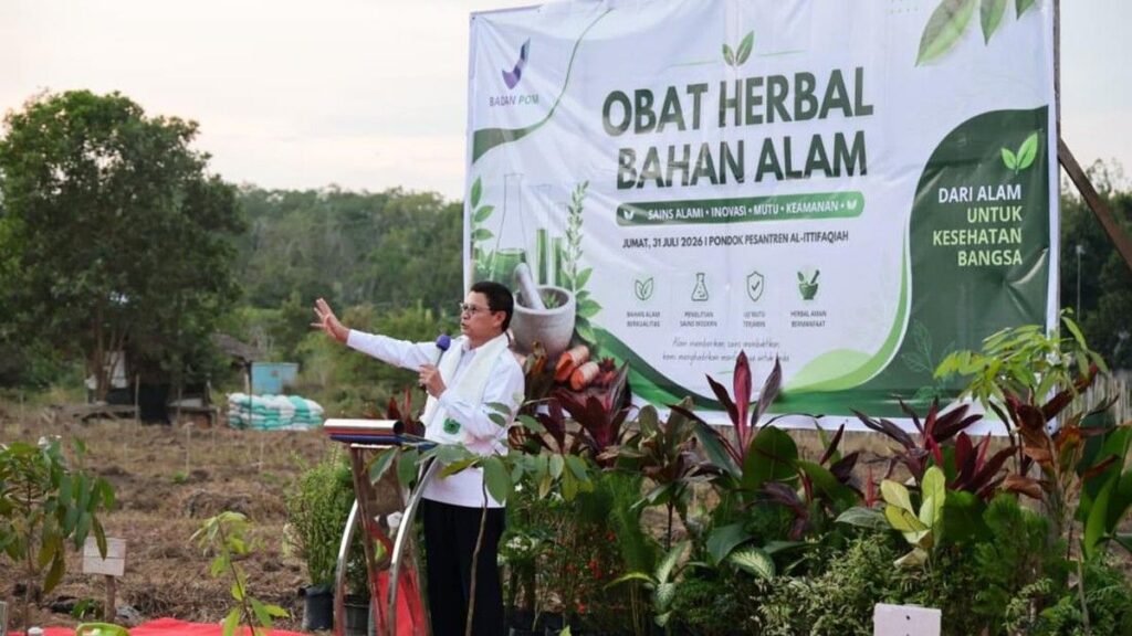 BPOM Resmikan Pusat Tanaman Obat Bahan Alam di Sumsel