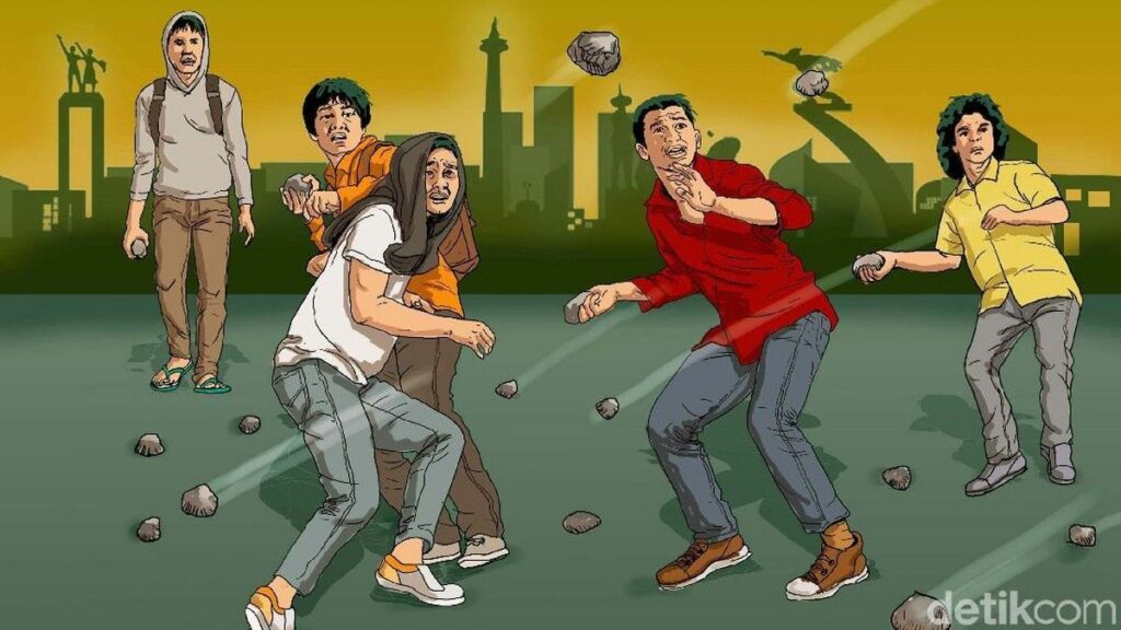 Keributan Suporter Sepak Bola di Cibungbulang Picu Motor Dibuang ke Kali