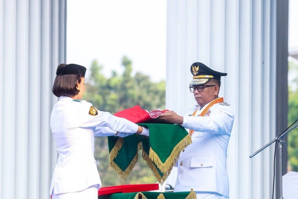 Gubernur Banten Andra Soni Pimpin Upacara HUT ke 81 RI di Serang
