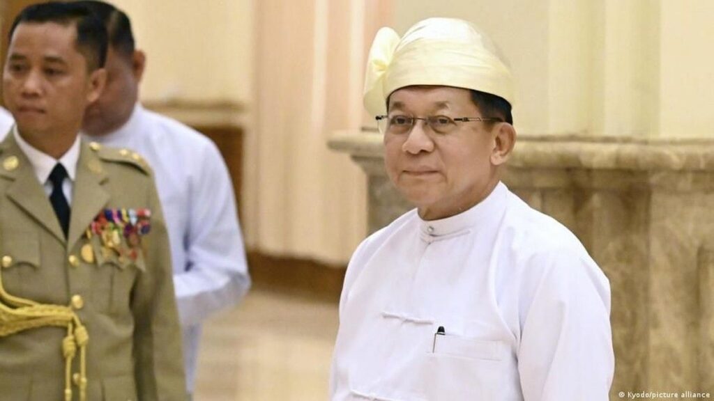 Min Aung Hlaing Hadiri Penyambutan Resmi di Bangkok Thailand