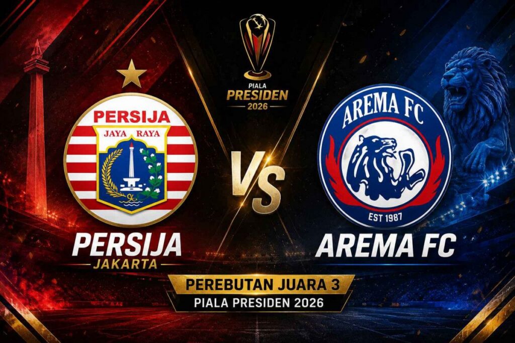 Persija Unggul Cepat atas Arema FC di Piala Presiden 2026